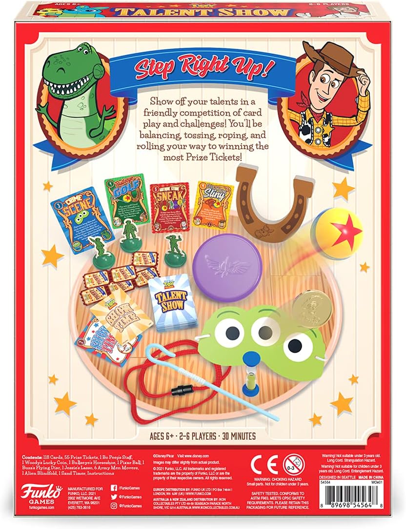 Toy Story Talent Show - The Exciting Game of Balancing, Tossing, Roping, Rolling Fun!